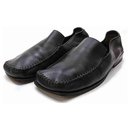 Mens UK6.5 US7.5 Black Leather Loafer Driving Shoes - Louis Vuitton