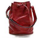Red Epi Leather Noe GM Drawstring Bucket hobo Bag - Louis Vuitton