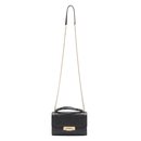 Black Quilted Mini Top Handle Box Chain Flap Crossbody Boy - Chanel