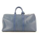 Ultra Rare Navy Blue SHW Epi Leather Keepall 45 duffle bag - Louis Vuitton