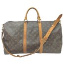 Monogram Keepall Bandouliere 50 Duffle Bag with Strap - Louis Vuitton