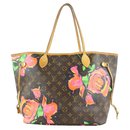 Stephen Sprouse Graffiti Roses Neverfull MM Tote Bag - Louis Vuitton