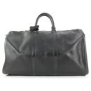 Black Epi Leather Noir Keepall 50 duffle bag - Louis Vuitton
