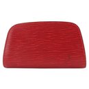 Red Epi Leather Dauphine PM Pochette Cosmetic Pouch 8lvs1218 - Louis Vuitton