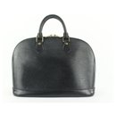 Black Epi Leather Noir Alma PM Bag - Louis Vuitton