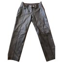 Liu Jo leather pants 7 /8 ninth navy blue - Liu.Jo