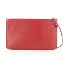 Red Epi Leather Neverfull Pochette Wristlet Pouch Bag - Louis Vuitton