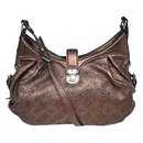 Metallic Brown Mahina Leather XS Crossbody Hobo Bag - Louis Vuitton