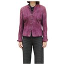 Akris t suede jacket 40 New condition