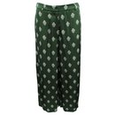 Green Print Wide Leg Pants - Zimmermann
