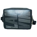 Black Laser Cut Shoulder Bag - Lanvin