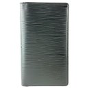 Black Epi Leather Long Bifold Card Holder Wallet Brazza James - Louis Vuitton
