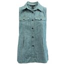 Blue Buttoned Shirt with Collar - Marc by Marc Jacobs
