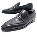 BERLUTI SHOES ANDY DEMESURE LOAFERS 8.5 42.5 LEATHER STRIPPERS SHOES - Berluti