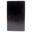 VINTAGE HERMES WALLET IN BLACK BOX SCHWARZE LEDER WALLET - Hermès