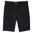 Short Bermuda en Denim Noir Chanel Sz 38