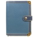Blue Suhali Leather Small Ring Agenda PM Diary Cover - Louis Vuitton