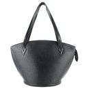 Black Epi Leather Noir Saint Jacques Zip Tote bag - Louis Vuitton