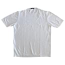 White cotton sweater Short sleeves Adolfo Dominguez T. L- XL