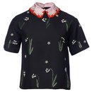Floral Embroidered Smock Blouse - Valentino