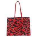 Sac cabas Urs Fischer Monogram OntheGo rouge - Louis Vuitton