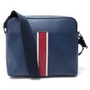 NEW LOUIS VUITTON ANTON BAG PM M34412 BLUE TAIGA LEATHER STRAP BAG - Louis Vuitton