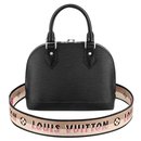 LV Alma BB black epi with strap - Louis Vuitton