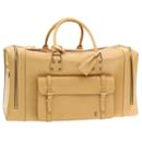 LOUIS VUITTON Nomade Boston Travel Bag Beige SP Order LV Auth 22115 - Louis Vuitton