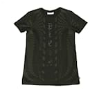 T-shirt Philipp Plein Junior Noir Gris Logo Top Coton pour garçon ou fille 14 -15