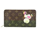 Rare Murakami Monogram Panda Zippy Wallet Long Zip Around - Louis Vuitton