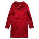 Abrigo de lana rojo vintage - Gianfranco Ferre Vintage