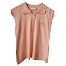 Maison Céline coral sleeveless polo shirt