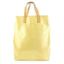 Yellow Vernis Reade MM Tote Bag 2LV89 - Louis Vuitton