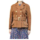 vintage suede jacket size 38 - Autre Marque