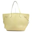 Vanilla Beige Leather Neverfull MM Tote Bag - Louis Vuitton