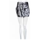 KILLAH by Miss Sixty Italy Low Rise Mini Silver Skirt
