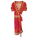 DvF vibrant patterned silk wrap dress - Diane Von Furstenberg
