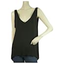 Dondup Black Viscose Relaxed Fit Tank Sleeveless Top size XS