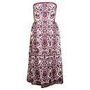 Embroidered Strapless Dress  - Roseanna