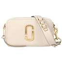 Marc Jacobs, o Softshot 21 Bolsa Crossbody em Creme Branco