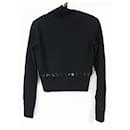 [Used] ALEXANDER McQUEEN Long-sleeved Sweater Size XS Ladies-Black Turtleneck - Alexander Mcqueen