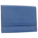 LOUIS VUITTON Epi Pochette Enveloppe Pochette Bleu M52585 Auth LV 23919 - Louis Vuitton