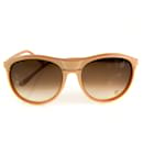 Chloe CL 2190 C 03 Degrade Brown Lens Beige Sunglasses - Chloé