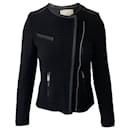 Iro Black Fleece Wool Evening Jacket