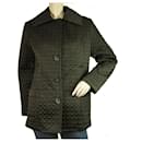 Versus Gianni Versace Black Jacquard Button Front with Pockets Jacket size 42