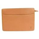 Louis Vuitton Brown Epi Leather Pochette Homme Zip Pouch - & Other Stories