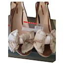 Sandalen mit Keilabsatz - Prada