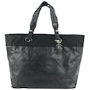 Large Black Quilted Biarritz GM Tote Bag - Chanel