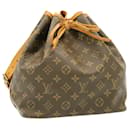 LOUIS VUITTON Monogram Petit Noe Shoulder Bag M42226 LV Auth nh046 - Louis Vuitton
