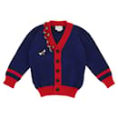 Gucci Kids Embroidered Cardigan